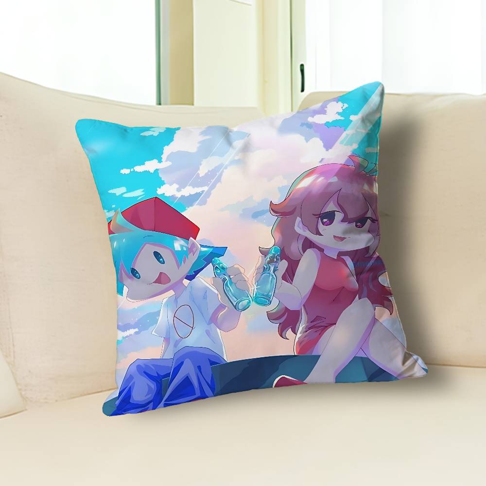 F-Friday N-Night F-Funkin Anime Celebrity Merchandise All-Match Printed Pillow Case Sofa Car Office Room Decoration Protector