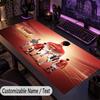 Large Mouse PadCristiano Ronaldo Custom Name Text Personalized Desk Mat Non Slip Gaming Pad