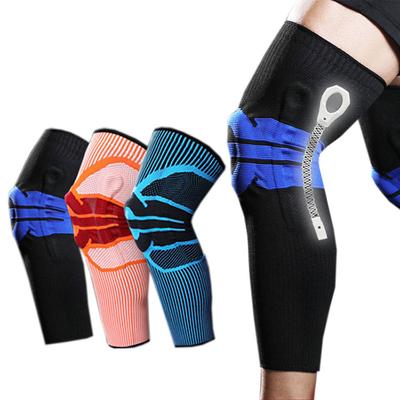 Ginocchiere Sportive Estese Nylon Sportivo Protezioni Polpaccio in Silicone Supporto in Silicone Protezione a Compressione
