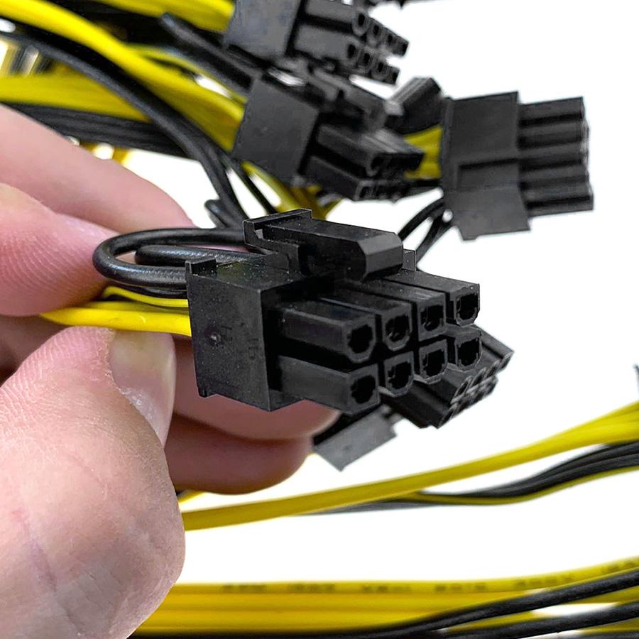 DPS-1200FB A 1200W PSU Power Supply + Breakout Board + 12pcs 6pin-to-8pin Cables