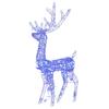 LED Reindeer Set 2 Pcs Acrylic 120 Cm Blue
