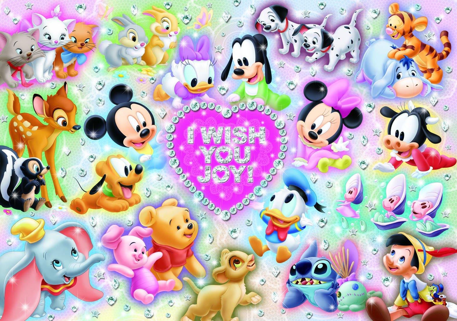 

Tenyo in Jigsaw Puzzle Disney WISH YOU Photo Display Jigsaw Puzzle with and Service Card (Tenyo) [Made Japan] 200-Piece I JOY! ~Congratulations~