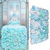12-Pack Artificial Flower Wall Panels, Fake Flower Backdrop for Wedding Party Home Decor, Large Vintage Floral Panel Wall Decor