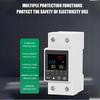Smart WiFi Metering Energy Meter 63A Leakage Voltage Current Auto Reclosing Protector Relay Switch Circuit Breaker Smart Life