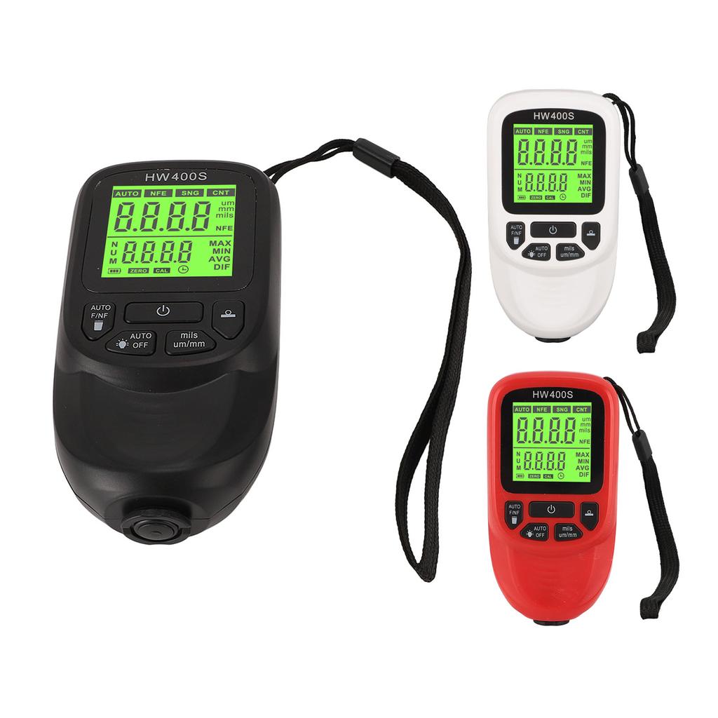 Professional Coating Thickness Gauge High Accuracy 3 Units Paint Mil Thickness Meter Gauge