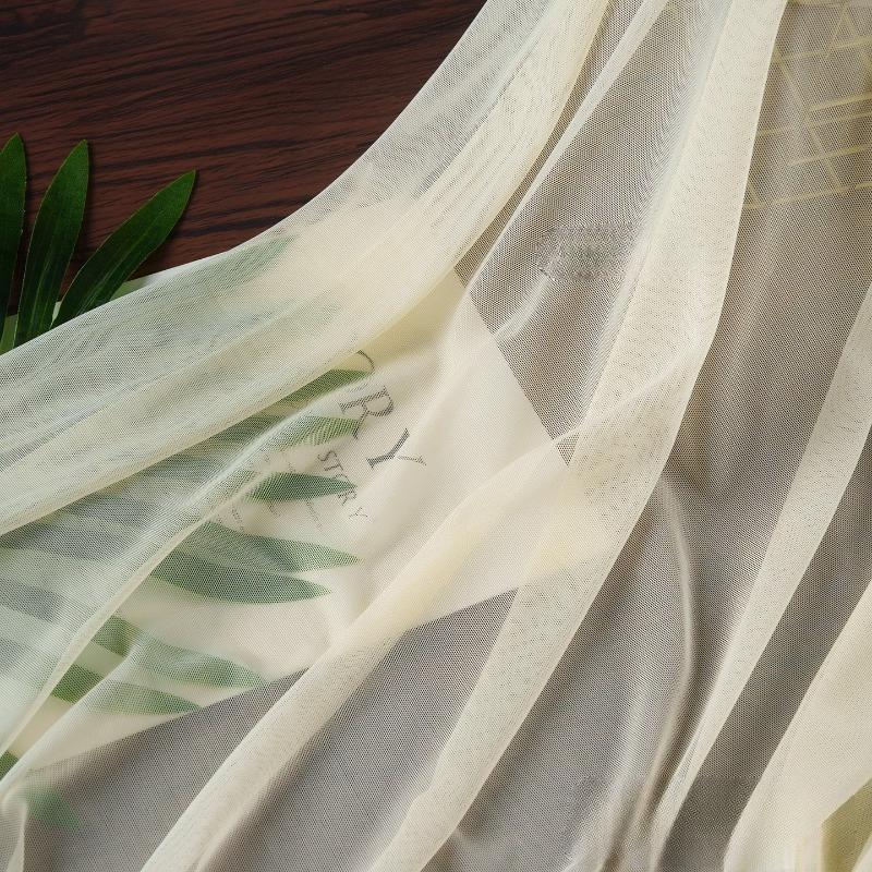 

100x170cm Stretch Nylon Spandex Mesh Fabric 20D Super Thin High Elastic Encrypted Tulle Gauze Net Fabric for Diy Sewing Material 100x170cm