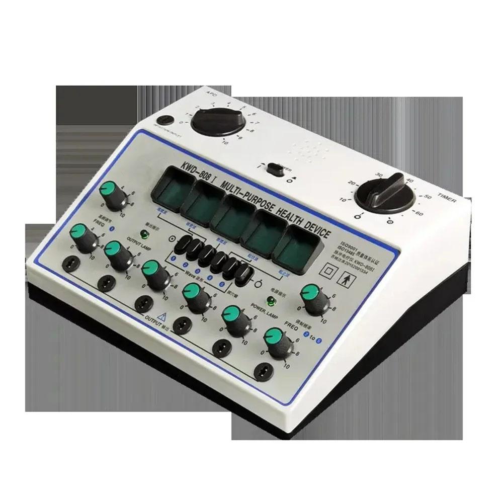 Electric Acupuncture Stimulator KWD808-I - 6 Channels Electrical Nerve Muscle Stimulator Patch Massager Health Care Device