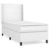 Maison Exclusive - Sommier à lattes de lit avec matelas Blanc 100x200cm Similicuir