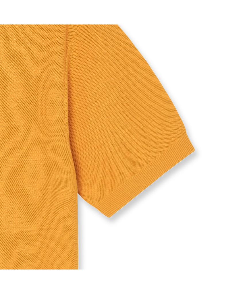 IOLO Pk Textured Linen Half Collar_Orange