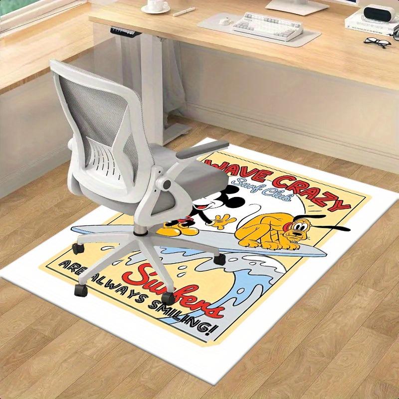 

1pc, Wave Crazy Surf Club: Mickey & Pluto Surfers Are Always Smiling! - Perfect for Home, Office, Outdoor Use or as a Gift - Vibrant Cartoon Print Rug 60cm by 90cm