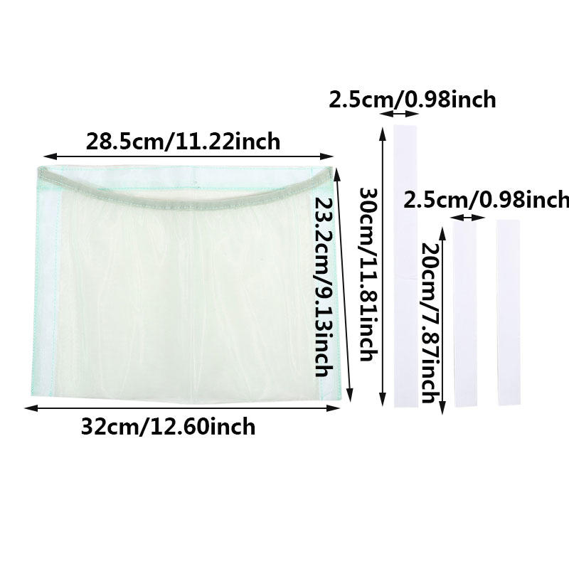 Underwear Storage Bag Hanging Underwear Socks Wall Mounted Mesh Bag Door Rear Hanging Bag Wardrobe Inner Side