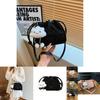 Chic Street Trendy Bucket Bag Fashionable Pu Leather Crossbody Handbag With Magnetic Closure