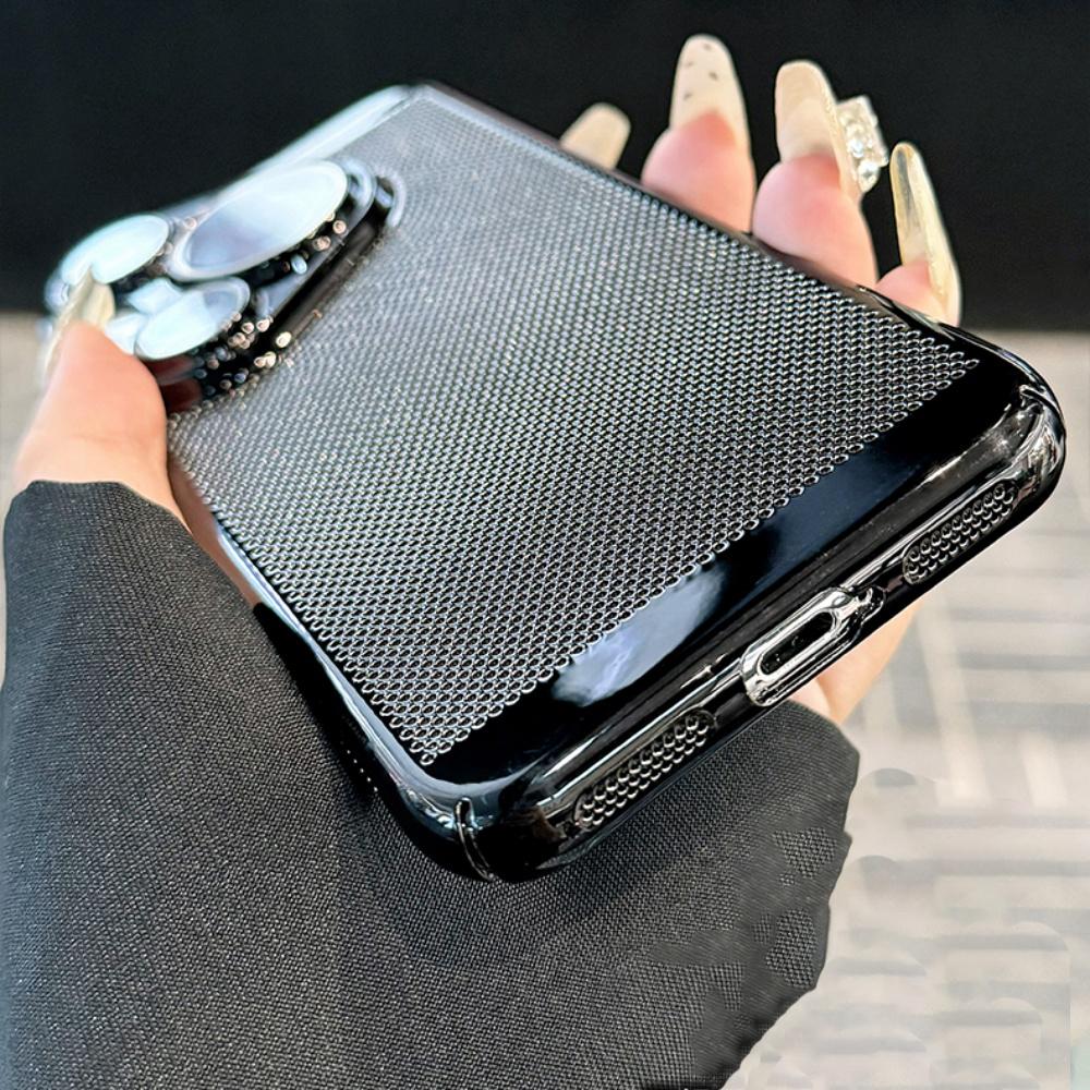 Luxury Electroplating Glossy Armor Case For Huawei Pura 80 P80 P70 P60 P50 Pura70 Pro Plus Ultra Cooling Mesh Breathable Cover