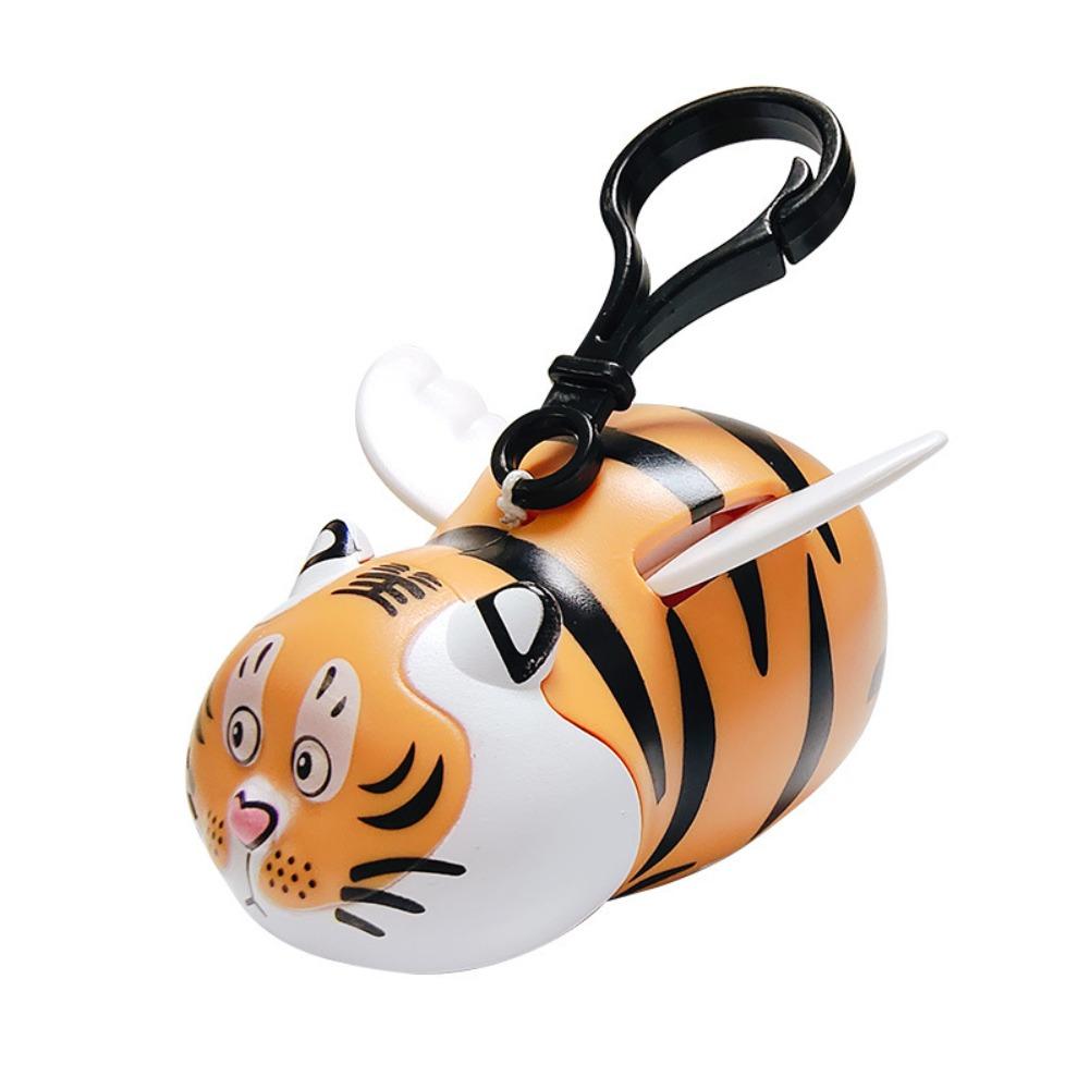 Cartoon Model Flying Tiger Keyring Flying Tiger Flying Tiger Pendant  New Year Gift