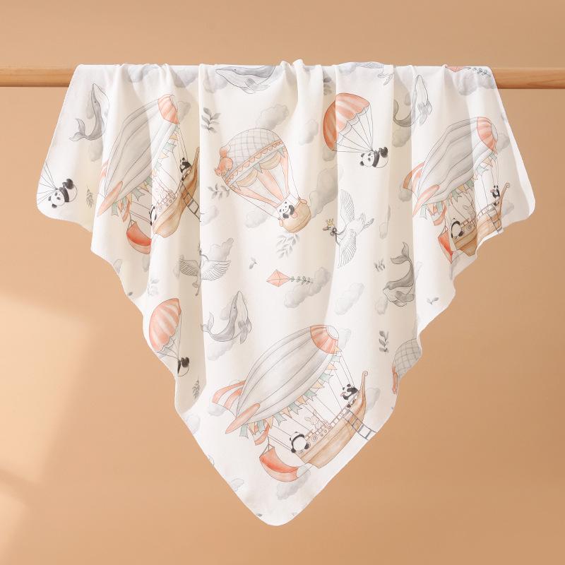 Package Single Class A Pure Cotton Newborn Baby Thin Towel Holding Quilt Newborn Baby Delivery Room Cloth Swaddle Towel Baby Quilt
