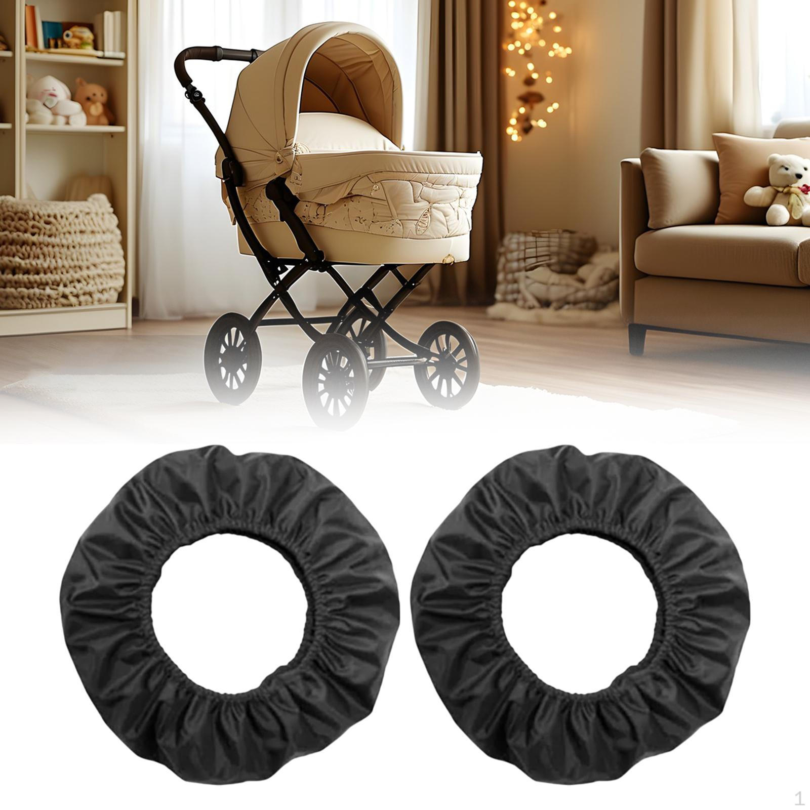 

2 шт. чехлов на колеса детской коляски для запасных частей для тележки Small