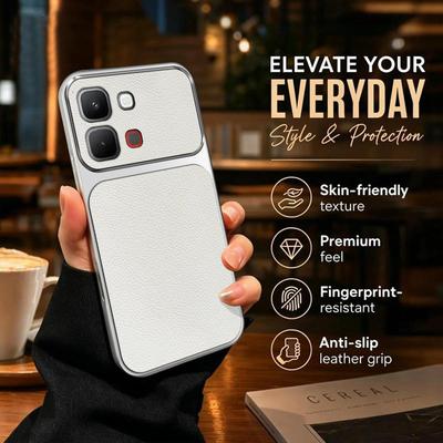 Case for Infinix NOTE Edge Transform To 17 Series Design Luxury Leather Casing with Big Camera Window Cover