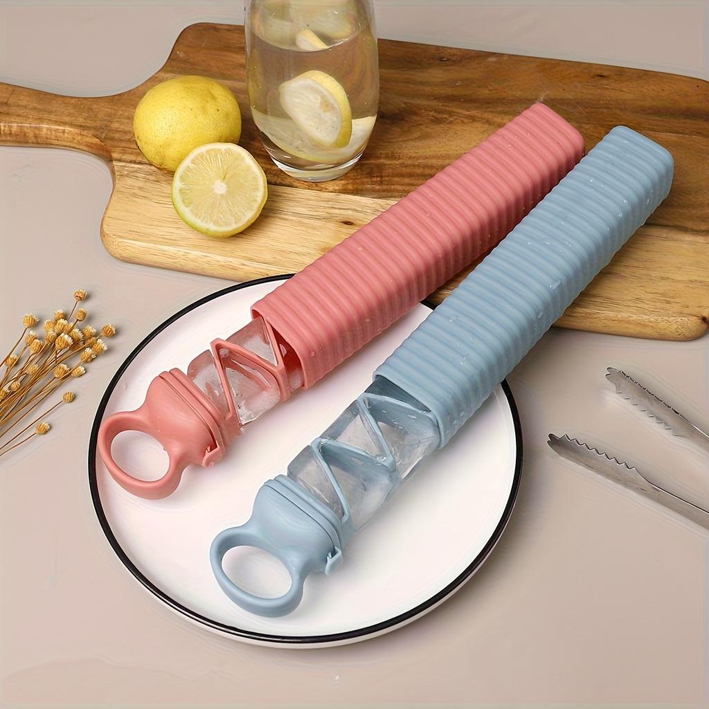 1pc Pull-Out Ice Tray Creative Cube of Ice Home Ice Making Mold Ice Pop Mold Ice Mold Ice Tray Long Strip, Silicone Ice Tray Portable Homemade