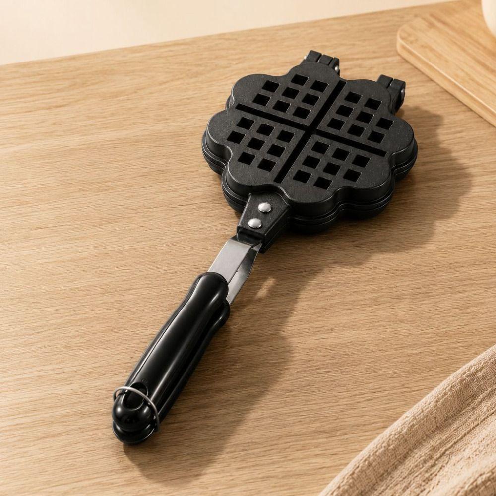 Double Side Heart Shaped Waffle Mold Non-stick Waffle Maker Household Waffle Baking Pan Breakfast