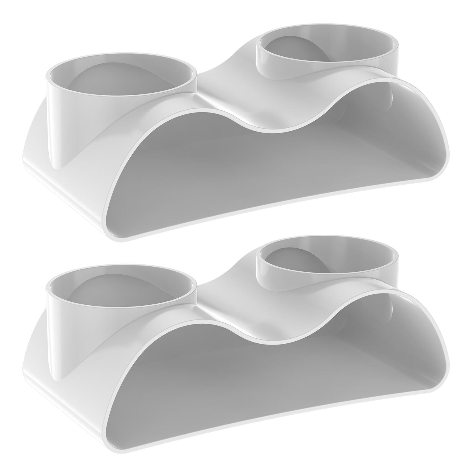 

2Pcs Aquarium Underground Tunnel Cave Double Hole Fish Tank Hideout Cave Aquarium Fish Gravel Tunnel Decoration for Breeding