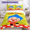 Set Biancheria da Letto Plim Plim Personalizzato 3 Pezzi Copripiumino Chiusura Include 1 Copripiumino e 2 Federe, Morbido e Confortevole per Tutte le Stagioni.