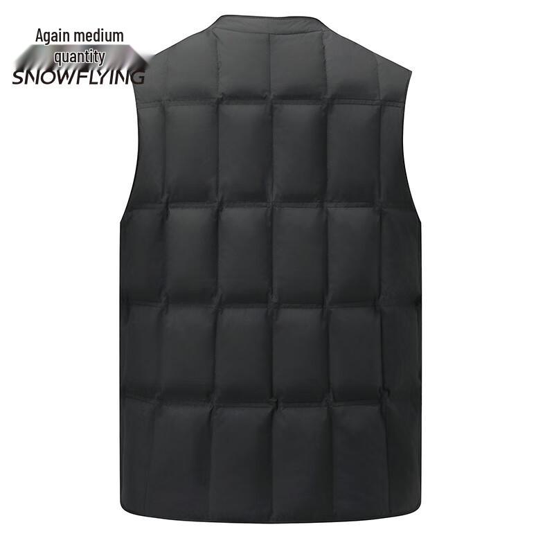 SNOWFLYING Men's V-Neck Lightweight Down Puffer Vest