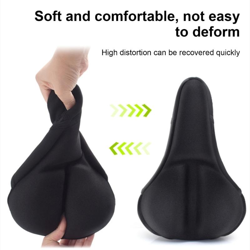 Comfortable Bike Saddles Cover Mountain Bicycles Seats Cover Cycling Silicone Cushion Profession Road Bike Seats Cover