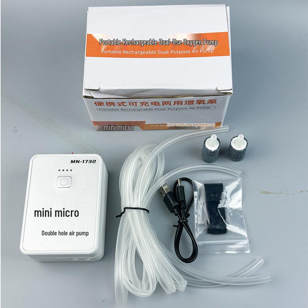 

Portable Oxygen Pump for Fish Tanks and Outdoor Fish Farming with Long Battery Life