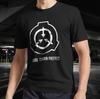 Scp Foundation Distressed Logo Active T-Shirt Funny Size Mode American T-shirt