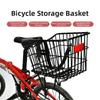 Cesto Carrello Grande in Metallo Cesto a Rete Posteriore Universale per Bicicletta Accessori per Biciclette Elettriche