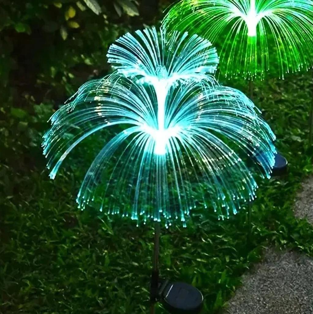 Colorful Solar Jellyfish Light Solar Lamp Outdoor Solar Outdoor Lawn Lighting LED Lighting Outside Fiber Optic Outdoor Lighting