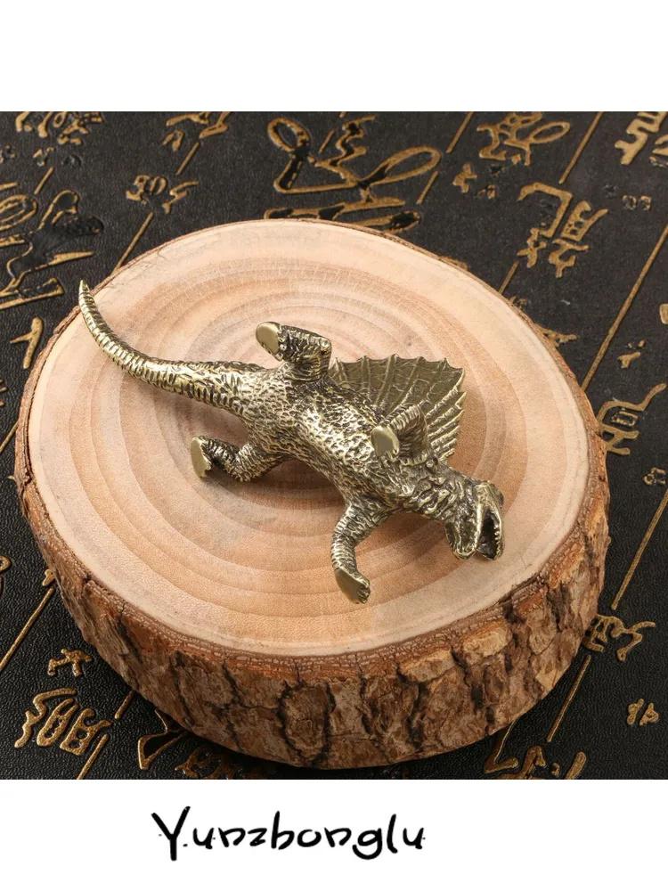 Dinosaur Small Retro Play Gift Desktop Decoration Small Dinosaur Metal Ornaments Crafts