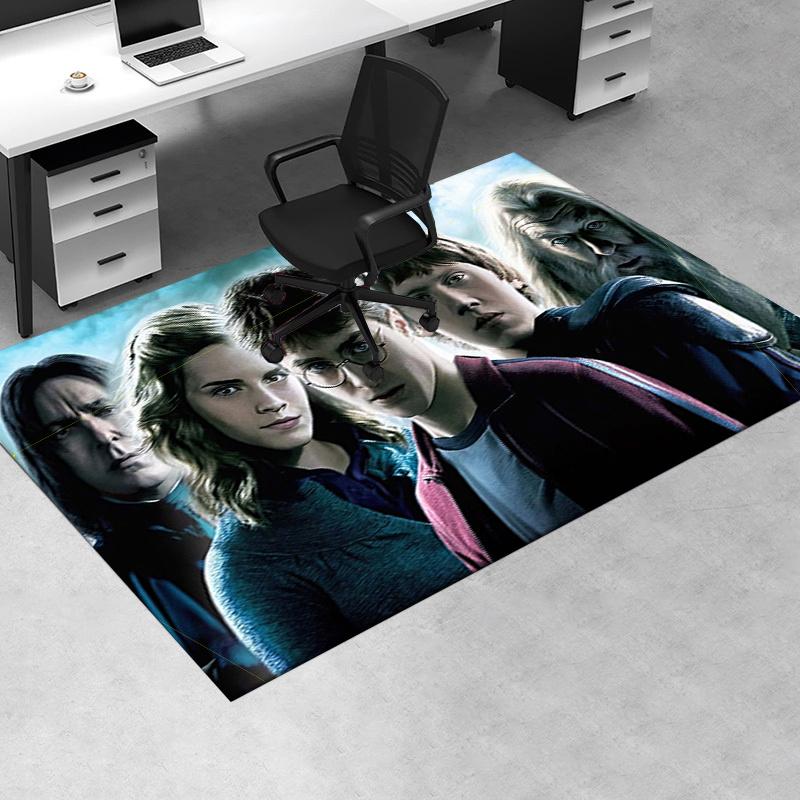 

Harry Potter and the Deathly Hallows Part 2 Movie Poster Print Office Mat Home Decor Office Desk Chair Rugs Chair Carpet for office Chair Ma 60cm by 90cm