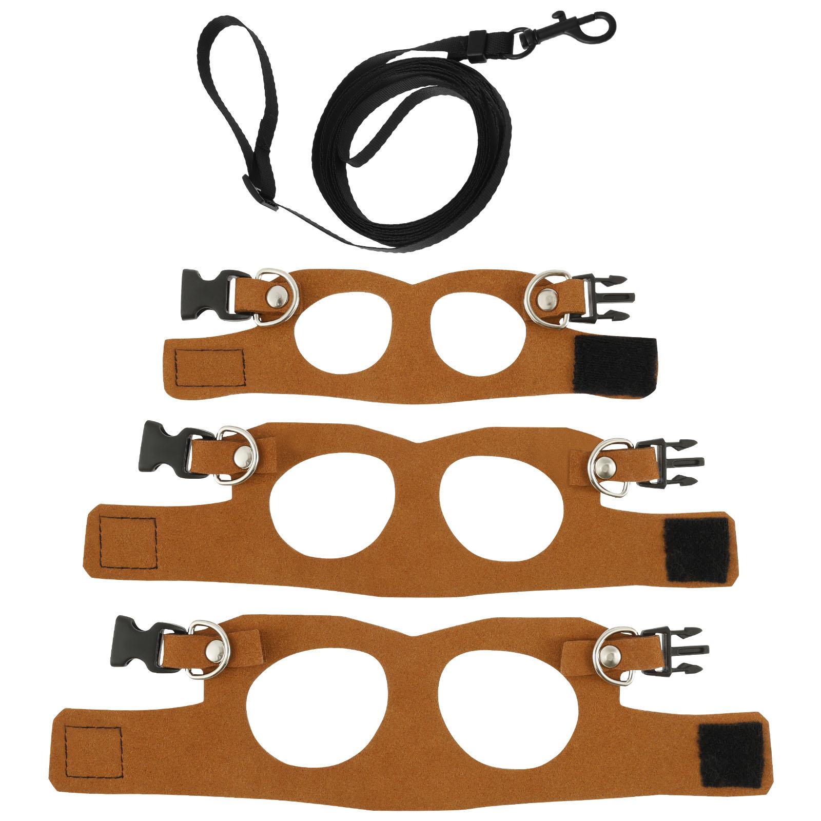 

3Pcs Lizard Leash Harness Adjustable Reptile Bearded Dragon Traction Soft Rope Chameleon Amphibians Pet Harness Supplies