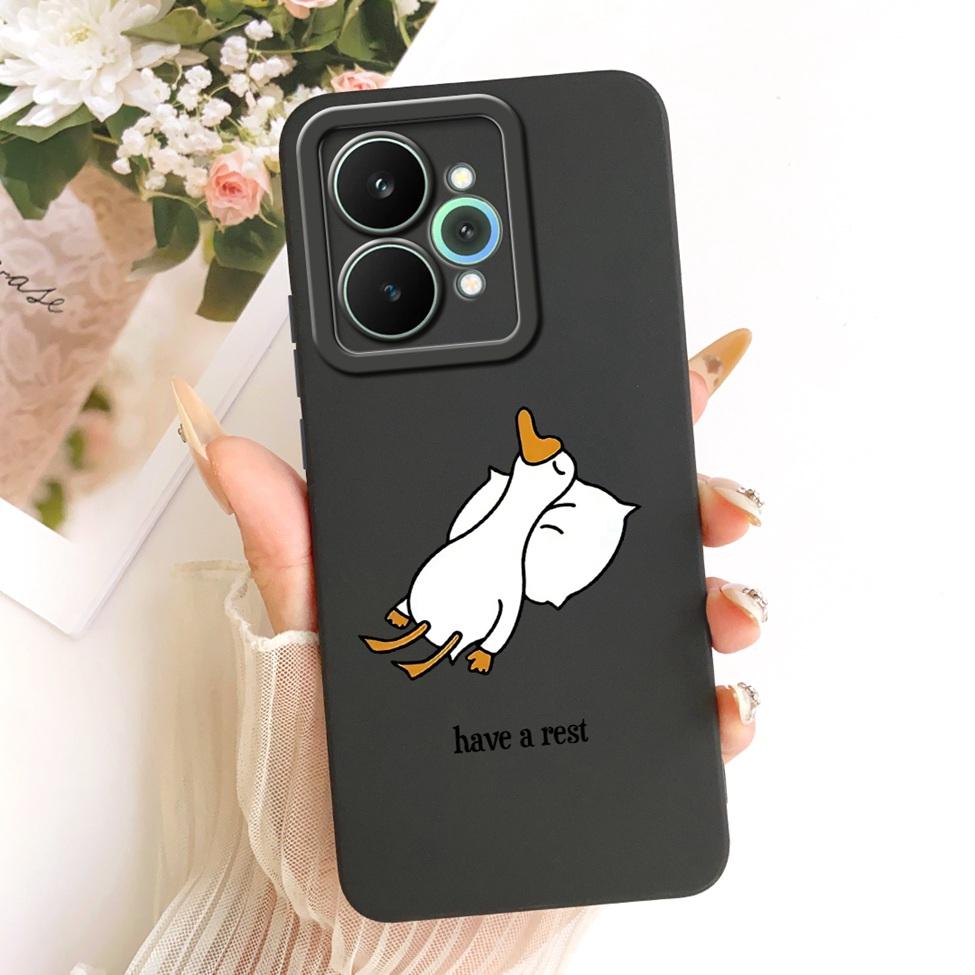 Cover For Realme 15 Pro Casing RMX5101 Silicone Luxury Fashion Flowers Kawaii Cute Painted Shockproof Phone Case
