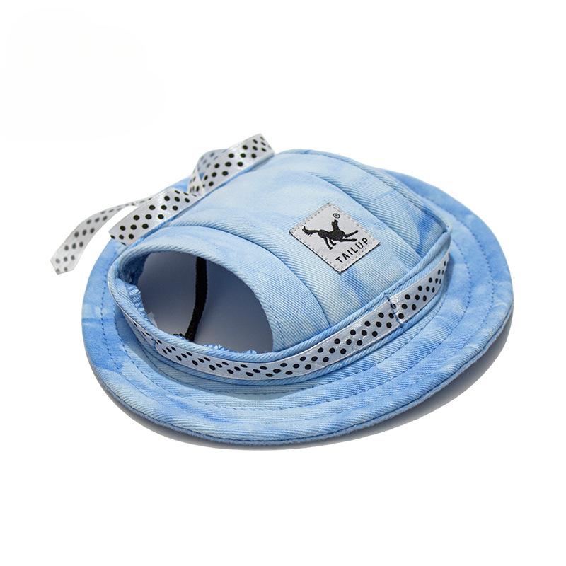 

Летняя сетчатая дышащая солнцезащитная шапка для кошек и собак, товары для домашних животных на открытом воздухе, летние аксессуары для допаминового козырька для кошек и собак S