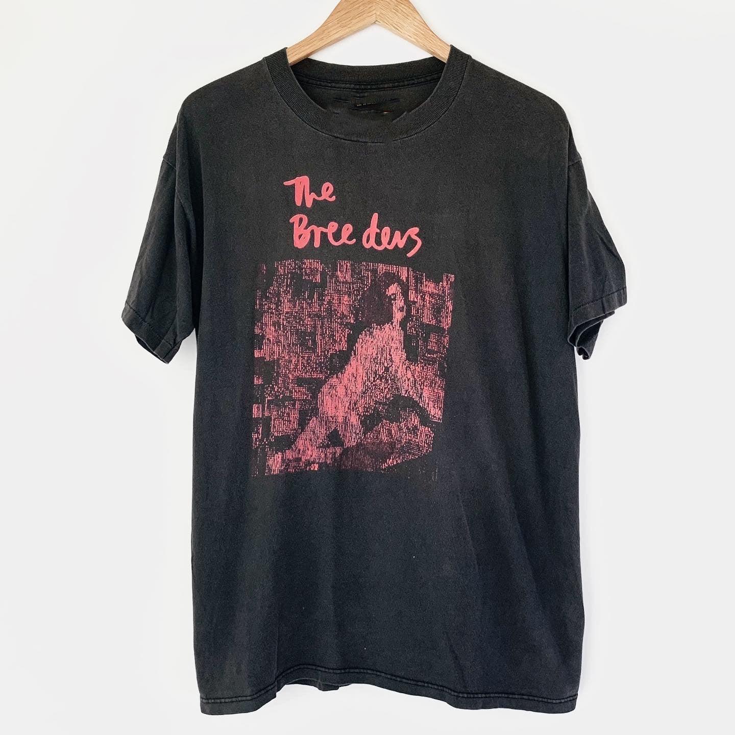 VTG The Breeders band BLACK T-shirt All sizes 1F1903 XL