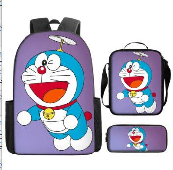 Naruto Naruto Primary And Secondary School Students Three-Piece Set School Bag Children'S Backpack Satchel Pencil Case