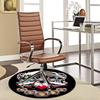 1pc Power Rangers Zodiac Ranger Round Carpet - Anime Design Office Chair Mat