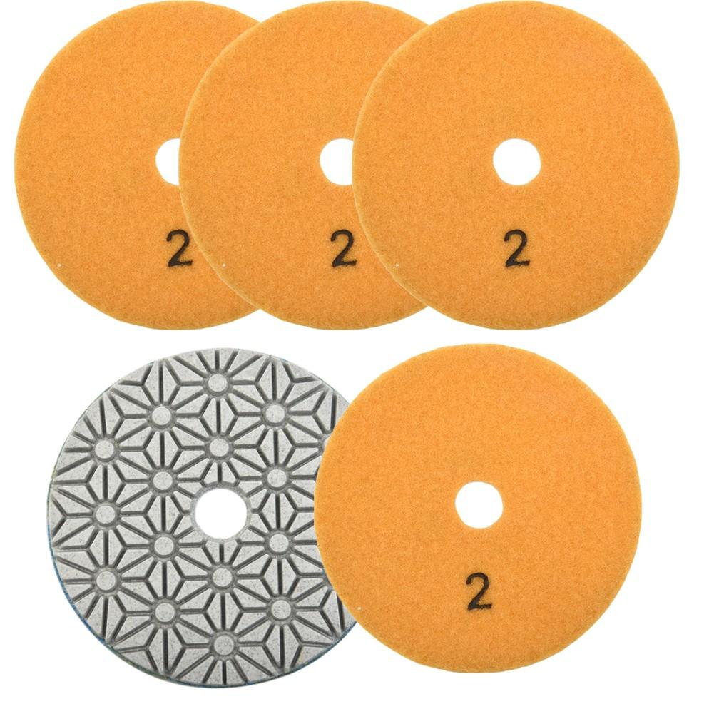 1pc Polishing Pad 4 Inch Car Cement Floor For Granite