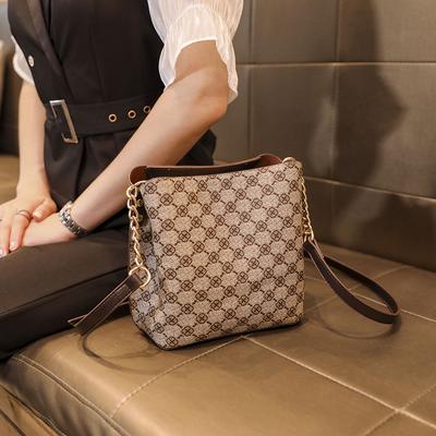 Bolsa de ombro para mulheres de luxo com alça de corrente crossbody sling xadrez mahjong designer marca couro do plutônio bolsas vintage