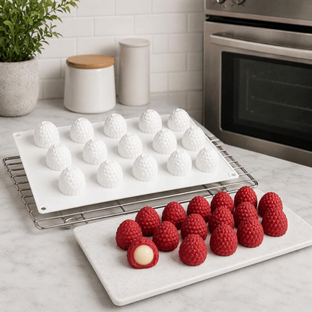Food-Grade Silicone Mousse Cake Mold Non-Stick Surface Chocolate Mold Fruit Mold  Cake Decoration