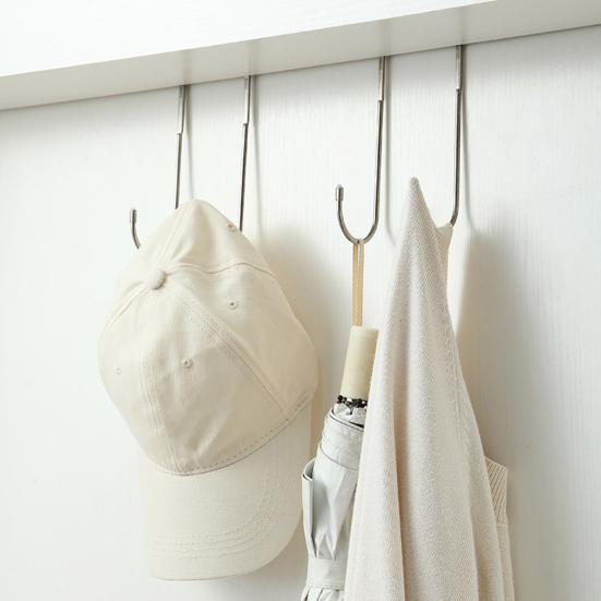 Duvara Monte Askılık Rafı Bağlantısı Ekstra Uzun Dolap Kancaları Delmeden Montaj Kaymaz Yer Tasarrufu Sağlayan Montlar Şapkalar Çantalar Havlular Düzenleyici