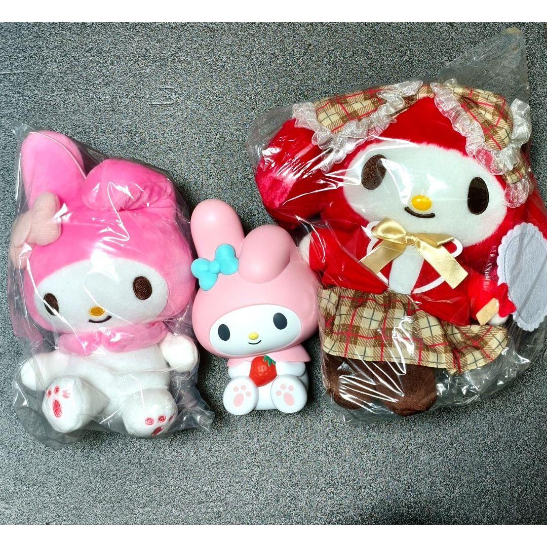 My Melody 3-piece set stuffed toy figure