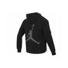 Jordan Logo Pattern Hooded Pullover Long Sleeve Sweatshirt Men Tops Black DV9782-010