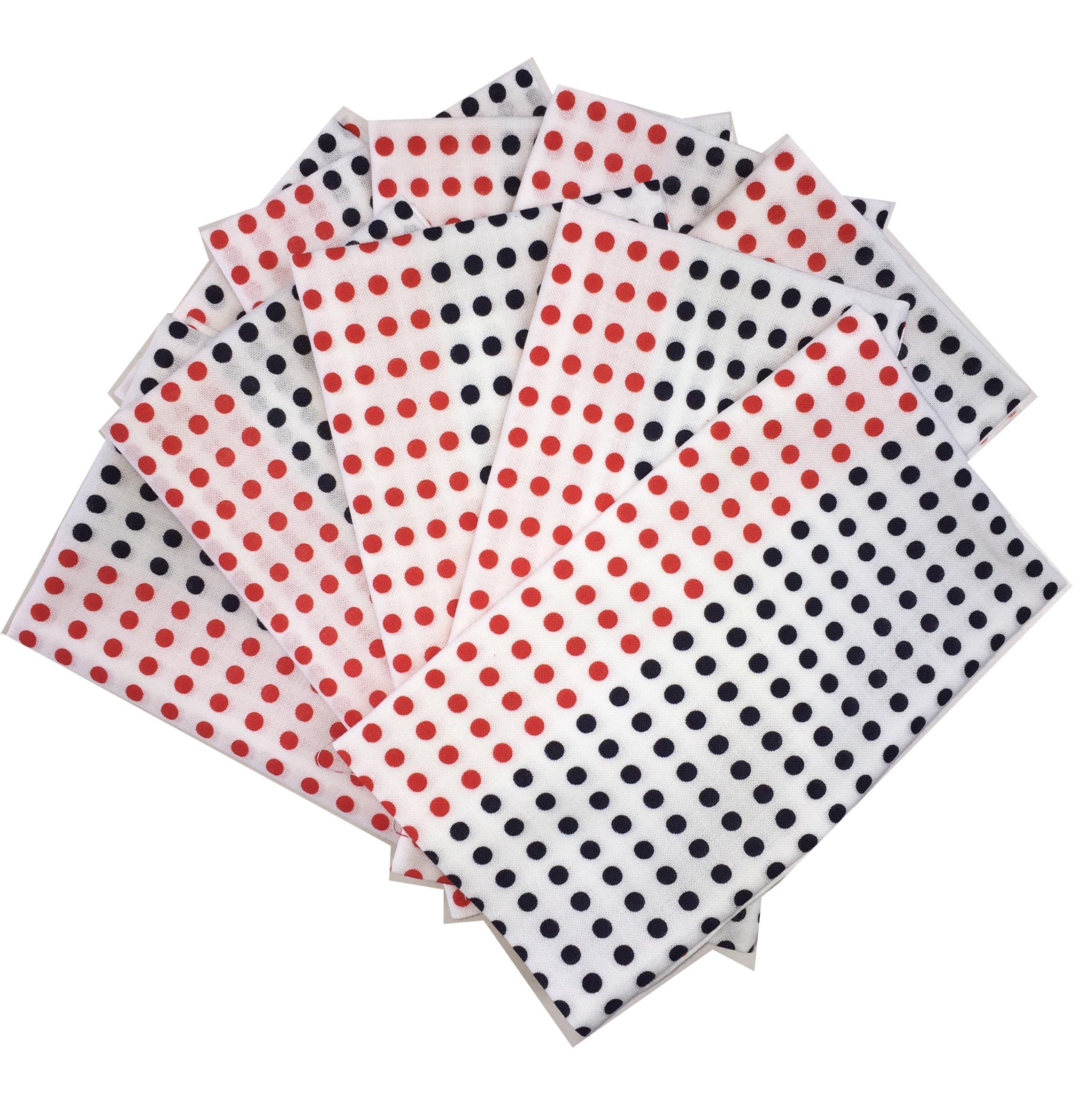 

Bean squeezing tenugui 34 x 90 set of 10 blue approx. cm, (dark red)