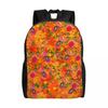 Funky Paisley Backpack Colorful Flowers Sport Backpacks Youth Design Big School Bags Style Rucksack