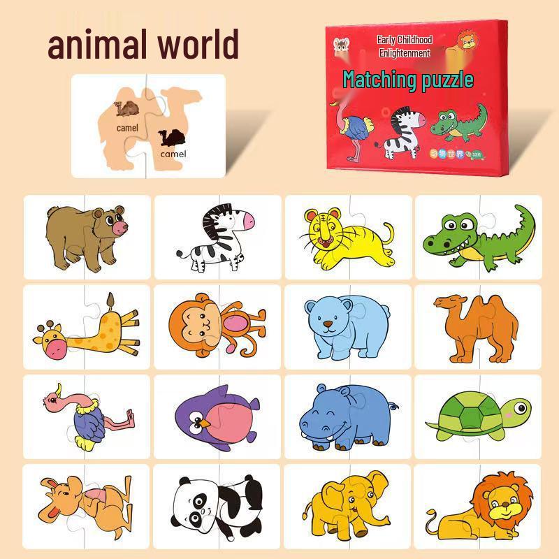 

Развивающие пазлы на сопоставление для развития мозга в раннем детстве в возрасте 1-6 лет