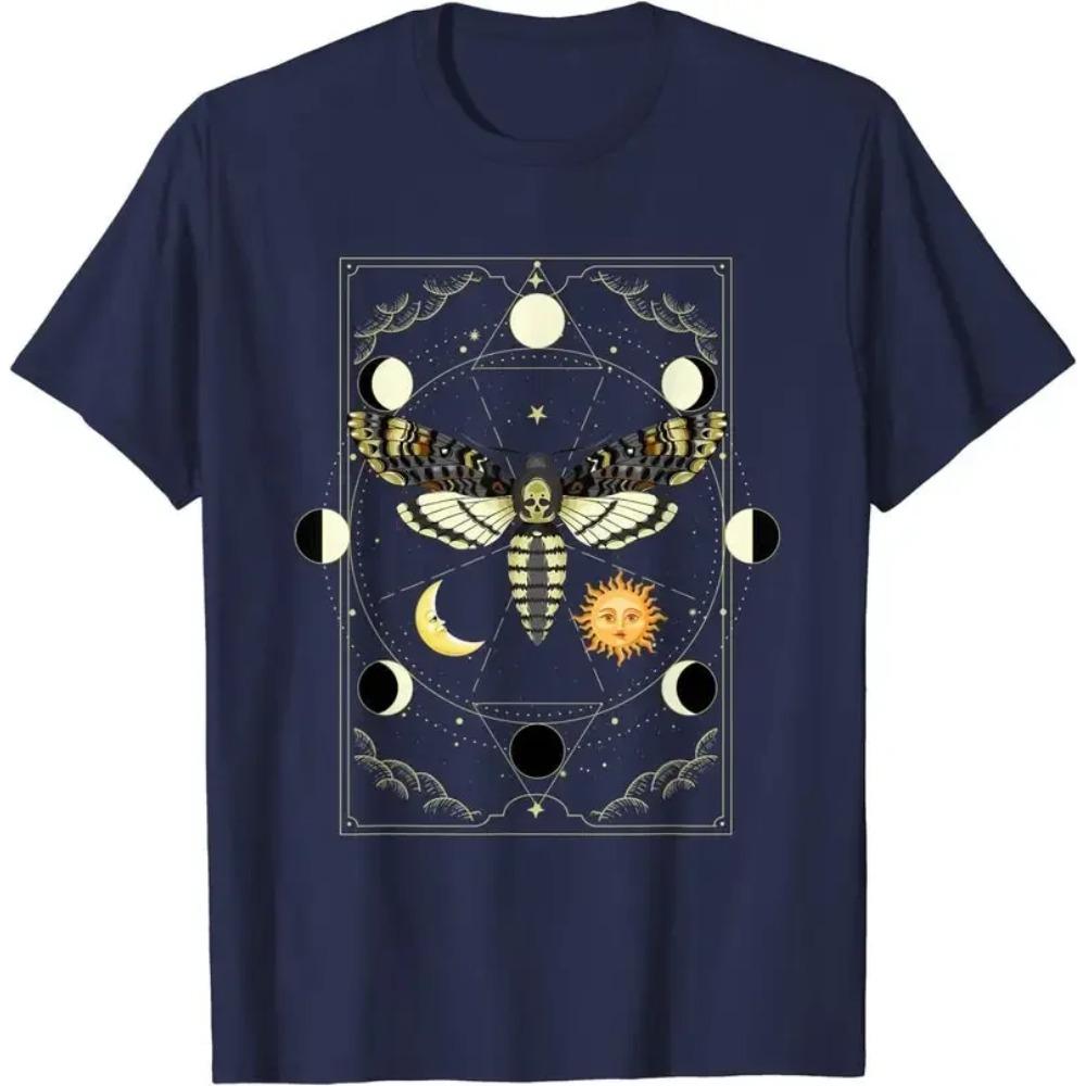 Goth Moth Tarot Card Moth T-Shirt
