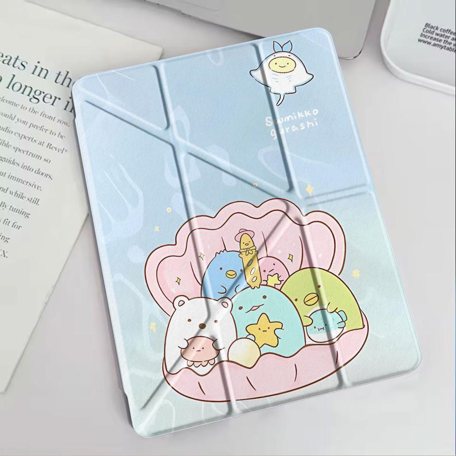Animals Inside The Shells Holder Cover Tablet Case For iPad Pro 11th 10th 9th 8th 7th 12.9inch Mini 6 7 Air 4 5 M3 M2 1 2 M4